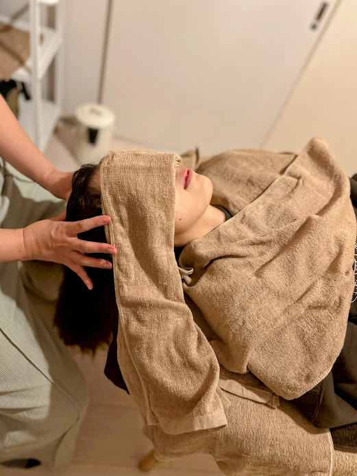 越谷にあるドライヘッドスパサロンkukkaの落ち着いた個室の雰囲気